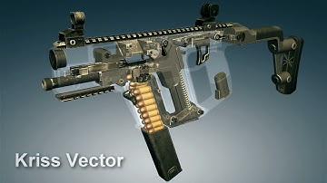 Kriss Vector .45 ACP  How it works | 3dGun