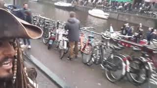 Captain Jack Sparrow Visit Amsterdam