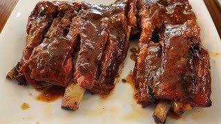 Best Smoke BBQ Pork Ribs.. fall of bone.. so tendered and juicy👌 😋