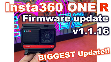 Insta360 One R Firmware Update v1.1.16| BIGGEST UPDATE | better audio | Airpods recording | 24/25fps