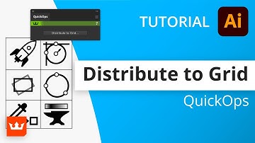 Distribute Objects to a Grid in Adobe Illustrator | QuickOps Panel by Astute Graphics