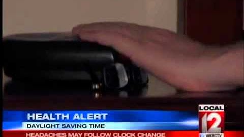 Health Alert: Headaches May Follow Daylight Savings Time