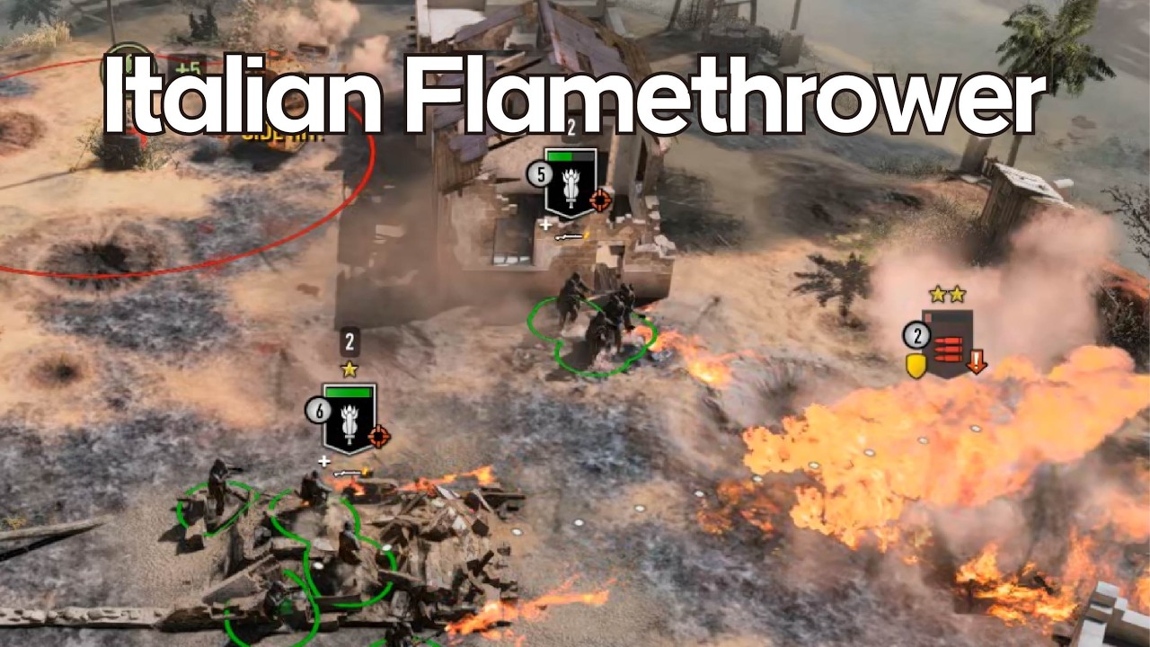 Italian Flamethrower - DAK 4v4 - Company of Heroes 3