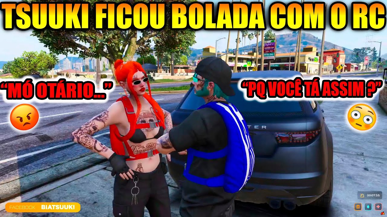 TSUUKI FICOU MUITO BOLADA COM O RC E CHAMOU ELE DE 0TÁRI0 🔥👀😱