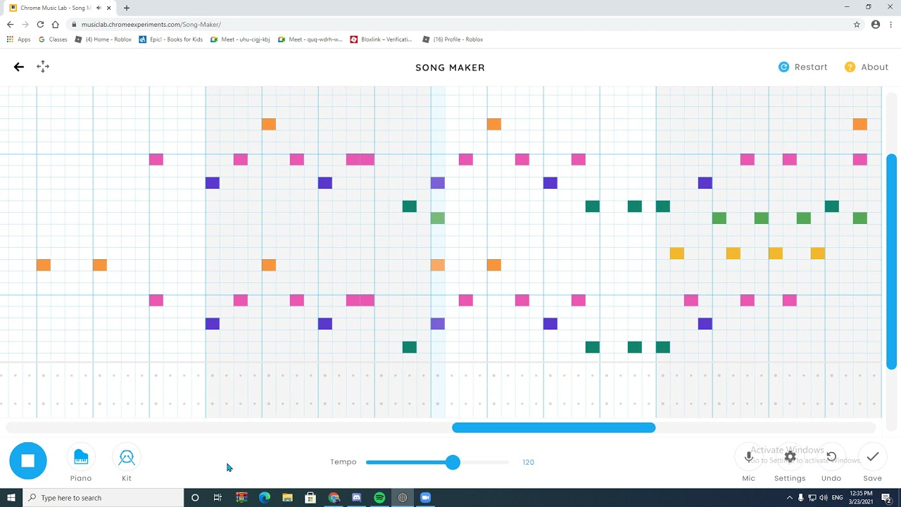 Demon Slayer Op 1 But It's Chrome Music Lab YouTube