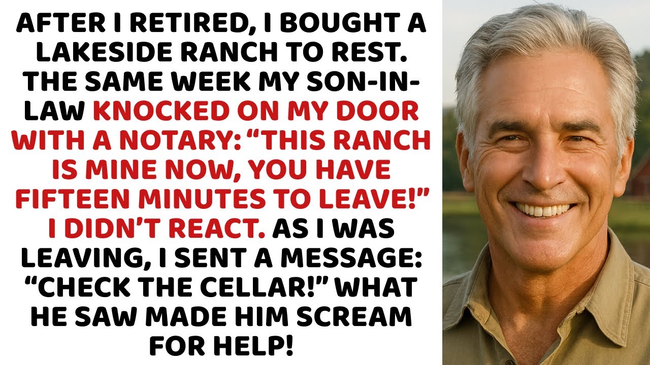 After I retired, I bought a lakeside ranch to rest. The same week my son-in-law knocked on my door..