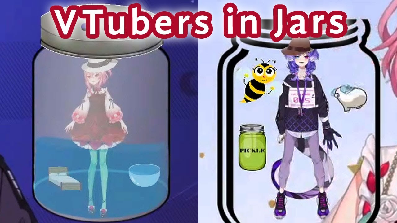 Selen and Rosemi put each other in jars 【NIJISANJI EN | Selen Tatsuki, Rosemi Lovelock】