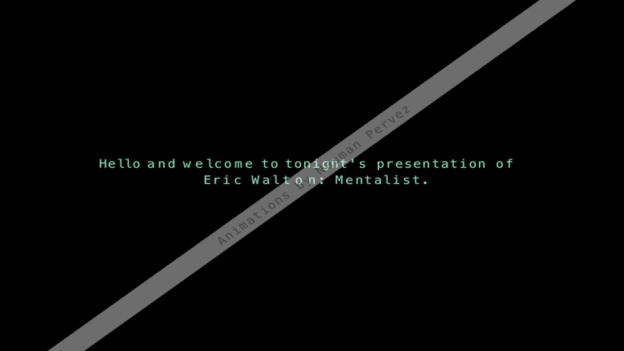 Matrix Text typing effect created in the Animate CC