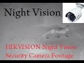 Fox - Night Vision Footage HIKVISION 3MP PoE IP DS-2CD2032-I Security Camera