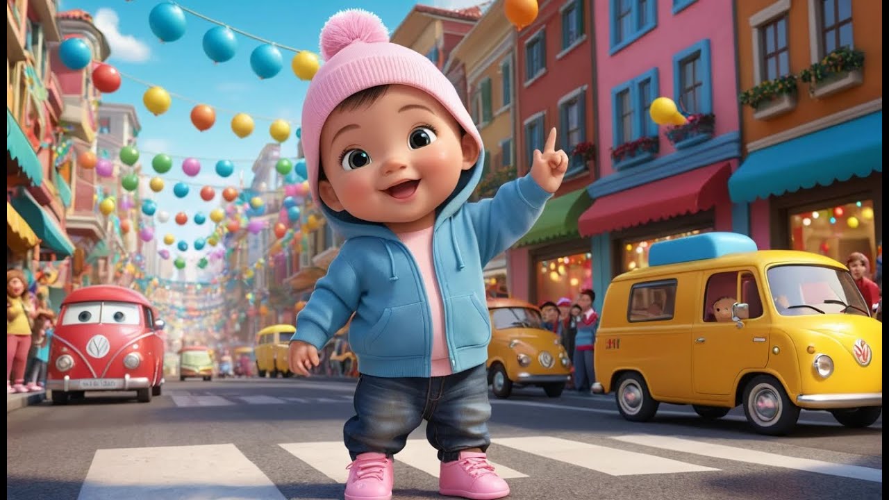 Colorful Van New Year Parade | Fun Learning & Adventure Song for Toddlers