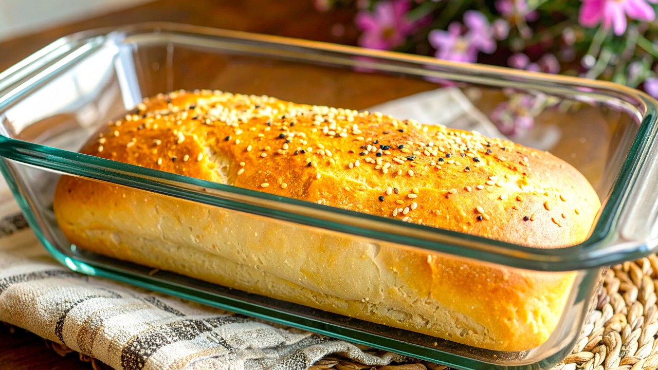 Gesundes Brot in 5 Minuten! Nur 5 Zutaten – ohne Mehl und Hefe!