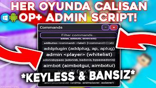 Güncel Roblox Her Oyunda Çalişan Admin Scri̇pti̇ 2026 Uçma, Troll & Admin Hilesi Ban Yok 2026