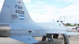 Sacando a pasear al Tigre 🇭🇳✈️ F-5E Tiger II de la Fuerza Aérea Hondureña, en el Show Aéreo AEE 2026