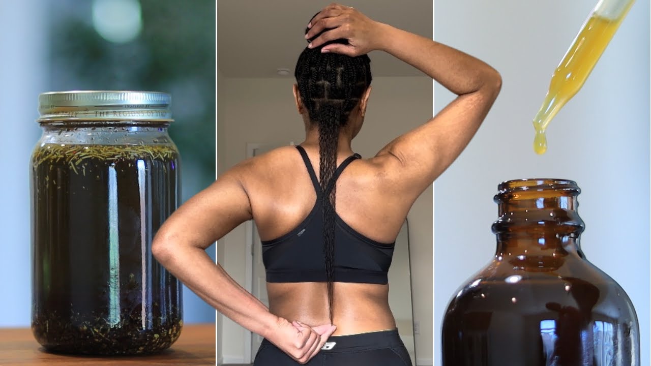 Масло для роста волос своими руками... МОЩНОЕ СРЕДСТВО! Длина копчика, вот оно!