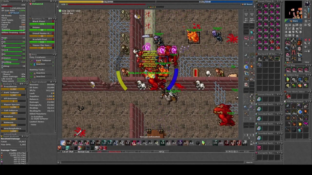 DT POI EK +400 [ Xp: 3,8kk/h Loot: 900k ] (Rapid Respawn) - Soulcrusher -