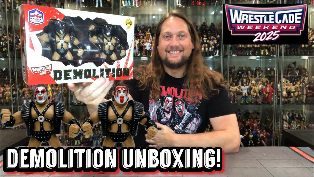 Demolition Mat Maniacs Wrestlecade 2025 Exclusive Unboxing!