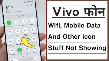 WiFi, Mobile Data And Other icon Stuff Not Showing in Notification Bar Problem Solve in Vivo Phone