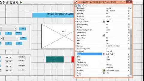 Grafik Gerak Parabola Menggunakan Slider MATLAB 2014 Oleh ZIRA IELVIA 1404110654