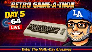 Retro Game-A-Thon Day 5: Commodore 64 | Live Classic Gaming Marathon