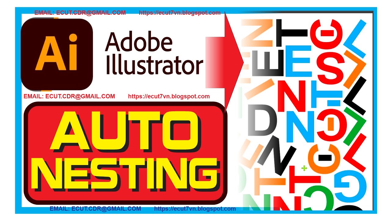 ILLUSTRATOR NESTING – TỰ ĐỘNG SẮP XẾP VẬT LIỆU CHO CẮT CNC SIÊU NHANH