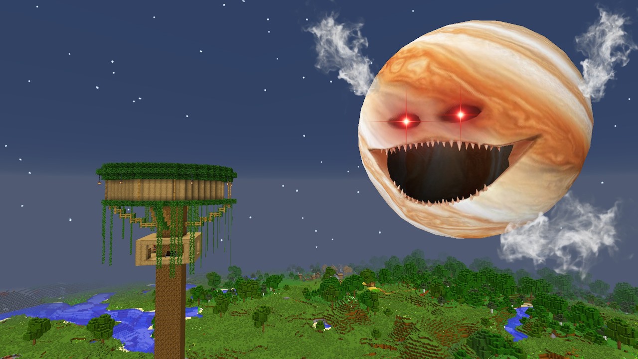 SURVIVING FROM THE JUPITER ARRIVAL 😱😱 in Minecraft - Gameplay - Coffin Meme