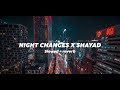 NIGHT CHANGES X SHAYAD SLOWED REVERB