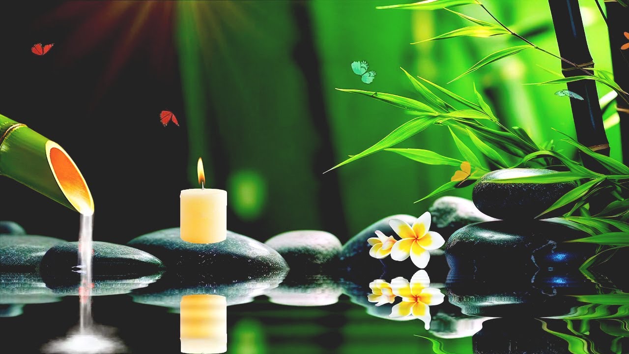 3 hours bamboo spa music for relieve stress, deep sleep