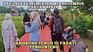 Its Only Been A Day Since The Red Road Was Finished And It Was Immediately Packed With Visitors