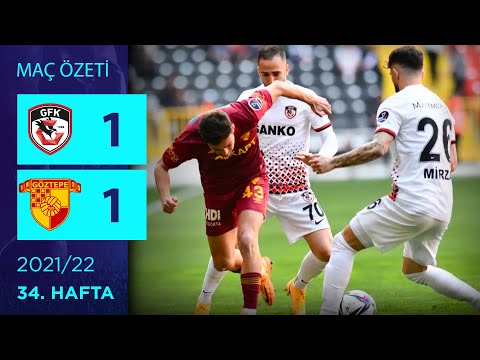 ÖZET: Gaziantep FK 1-1 Göztepe | 34. Hafta - 2021/22