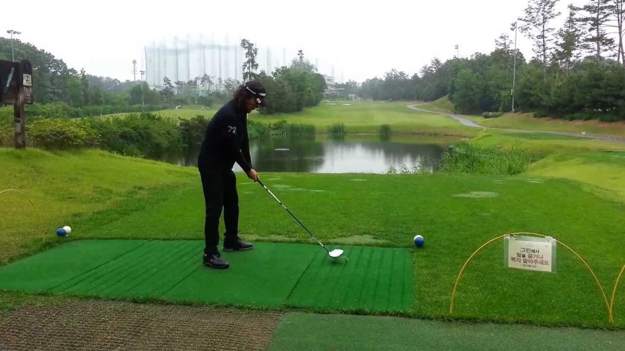 일산 스프링힐스 2번홀 par5 - YouTube