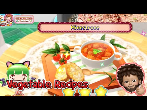 Cooking Mama: Cuisine! - Vegetable Recipes | Minestrone