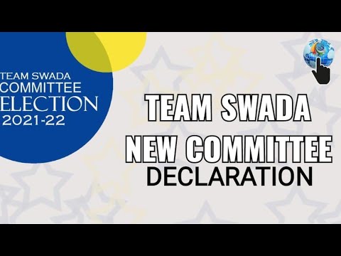 NEW COMMITTEE ELECTION RESULTS/ TEAM SWADA 2021-22