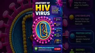 HIV Virus Explained Simply 🧬 | Easy Biology