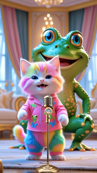 Kucing Nyanyi Kodok Ngorek 🐸❤️🐱 #kucing #kucinglucu #kucingnyanyi #viralvideo