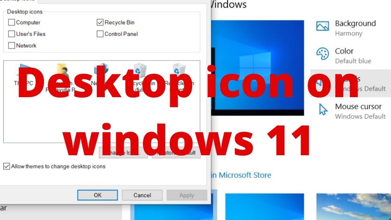 How To Add Desktop Icon On Windows 11 Windows 11 Missing Desktop 