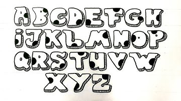 calligraphy alphabet font - how to write creative lettering styles alphabets | monogram letters