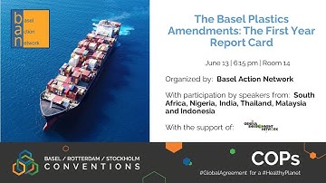 The Basel Plastics Amendments: The First Year Report Card | BRS COPs Side Event