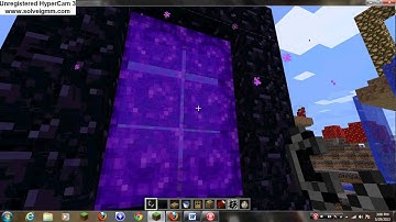 Minecraft   How to Make Nether Portal No Mods)