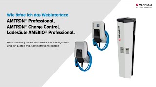 Webinterface für MENNEKES Ladestationen Charge Control und Professional öffnen screenshot 4
