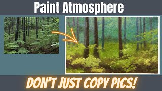 Add Atmosphere to a Landscape Painting Atmospheric Perspective Landscapes W Canvas Tutorial