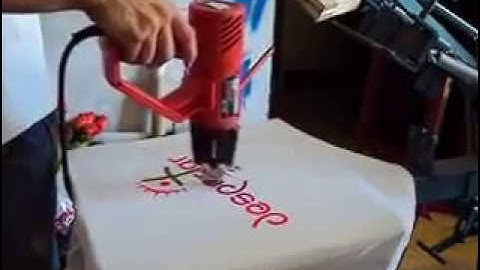 In Lụa Trên Vải, Kỹ Thuật In Lụa (In Lưới) Trên Áo Thun