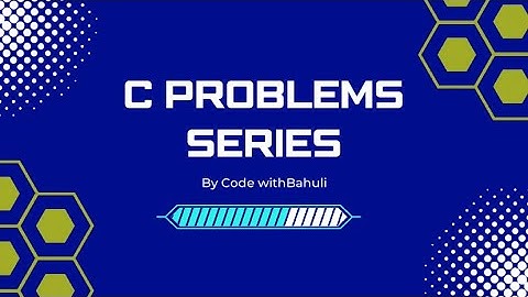 #8. C Practice Problem Series- find binary equivalent of a given decimal number using as while loop.