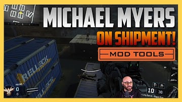 Michael Myers on Shipment! "WHY SO DARK?" (Mod Tools Custom Map in Call of Duty Black Ops 3)