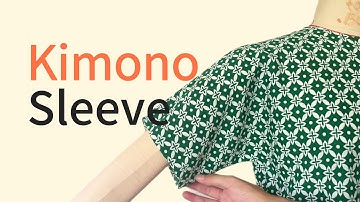 Kimono Sleeve Pattern Making | One-piece Sleeve | Sewing Pattern Draft Tutorial