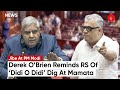 Derek obrien highlights pm modis didi o didi remark in rajya sabha  jagdeep dhankhar