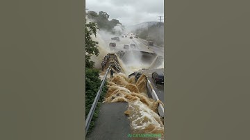Highway Collapses in Flash Flood – AI Disaster Simulation That Feels Too Real