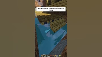 HOW TO BUILD BRIDGE IN MINCRAFT HACKS #shorts  #minecraft #2023 #hacks