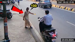 This Was A big Twist..!😲 See What She Did To A Scooter Owner Asking Fo A Lift on the Road #awareness
