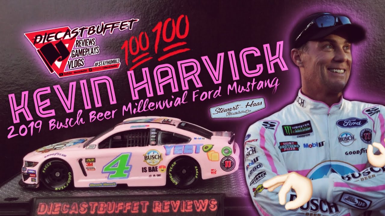 2019 KEVIN HARVICK BUSCH BEER MILLENNIAL FORD MUSTANG Diecastbuffet Reviews Nascar Diecast 1/64
