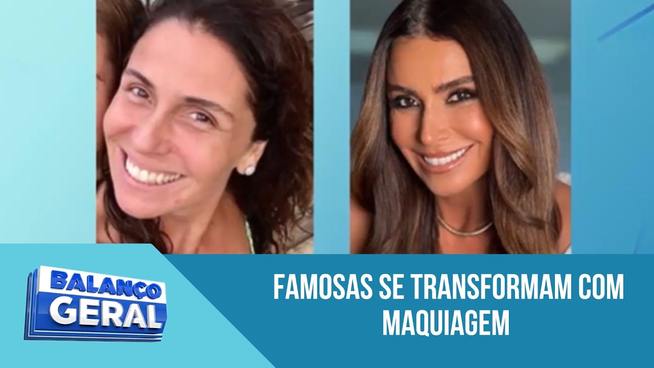 Gente como a gente! Veja como são as celebridades sem make e sem filtro I Balanço Geral